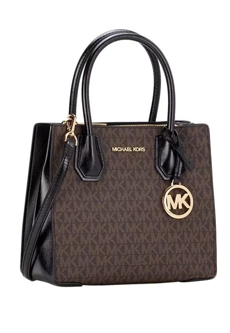 michael michael kors mercer medium messenger love|Michael Kors medium mercer handbag.